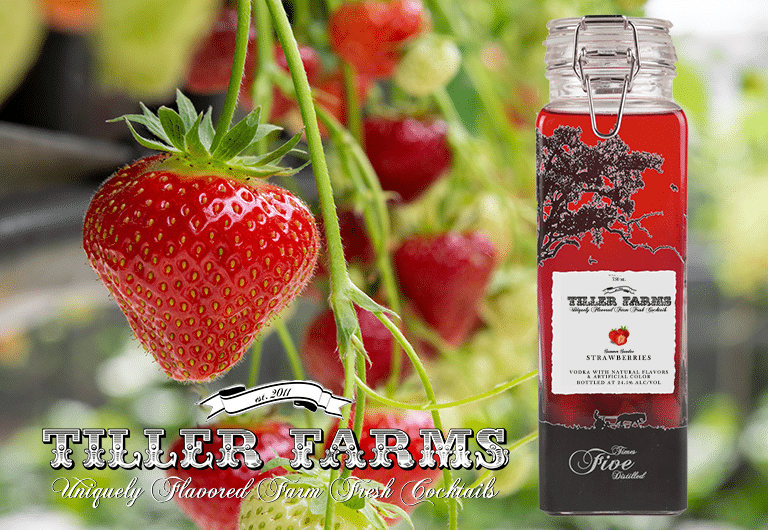 strawberry cocktails, tiller farms strawberry, summer sundae strawberries